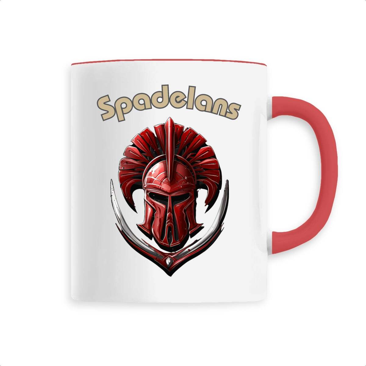 Spadelans Amyclas, mug céramique rouge